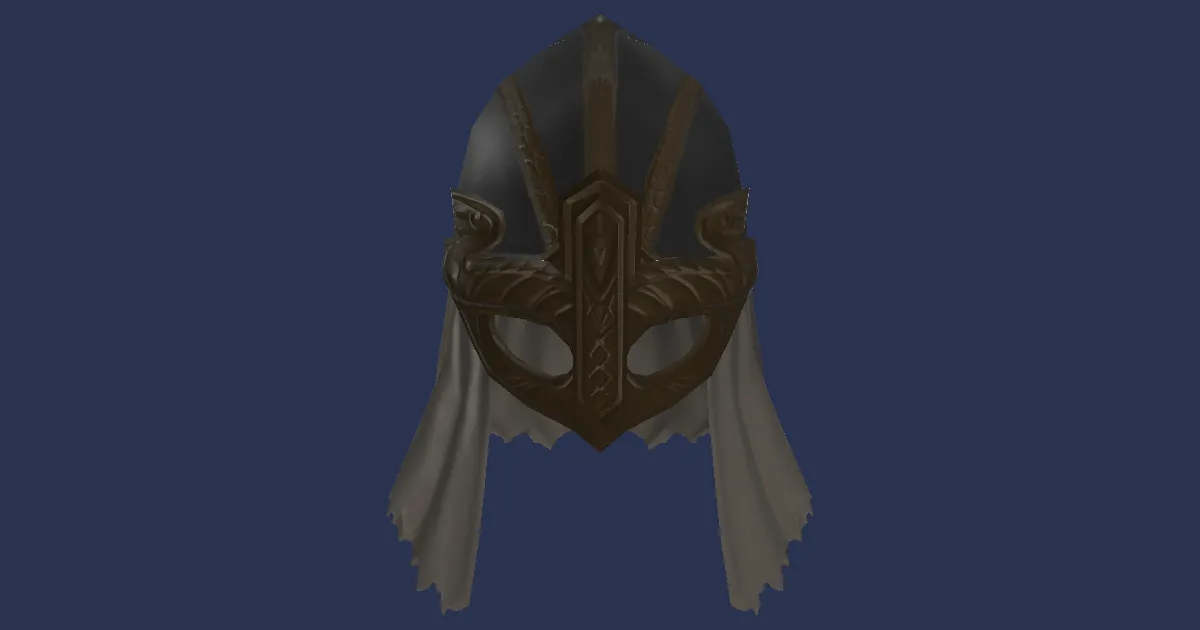 Crystarium Helm - 3D render