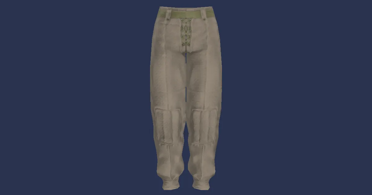 Linen Slops - 3D render