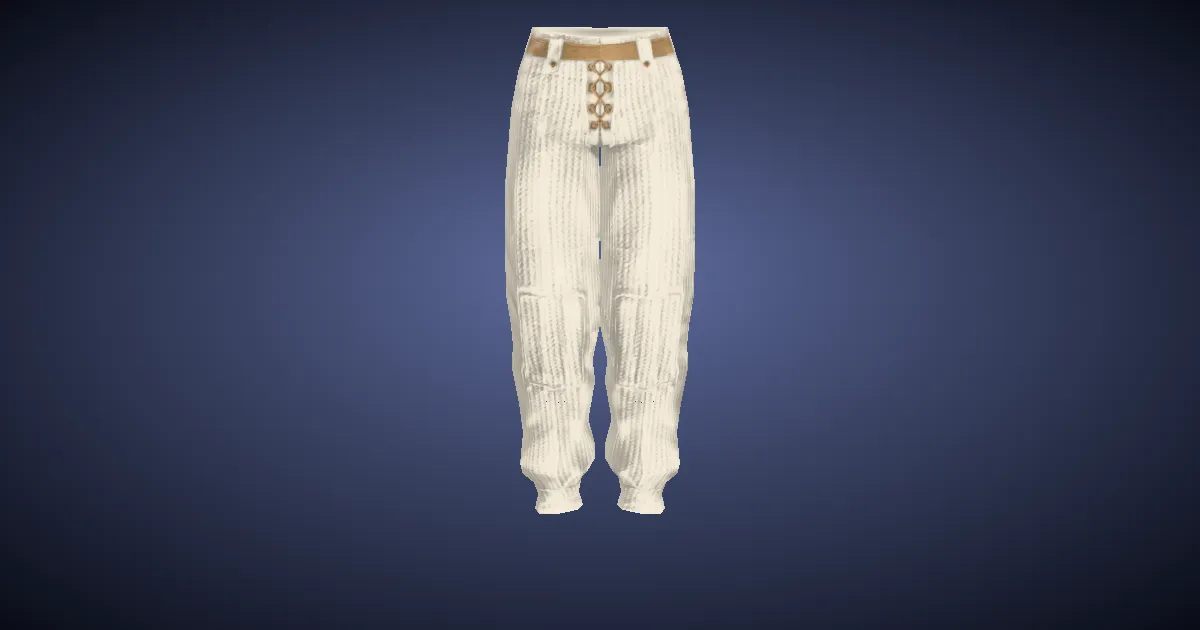 Woolen Slops - 3D render