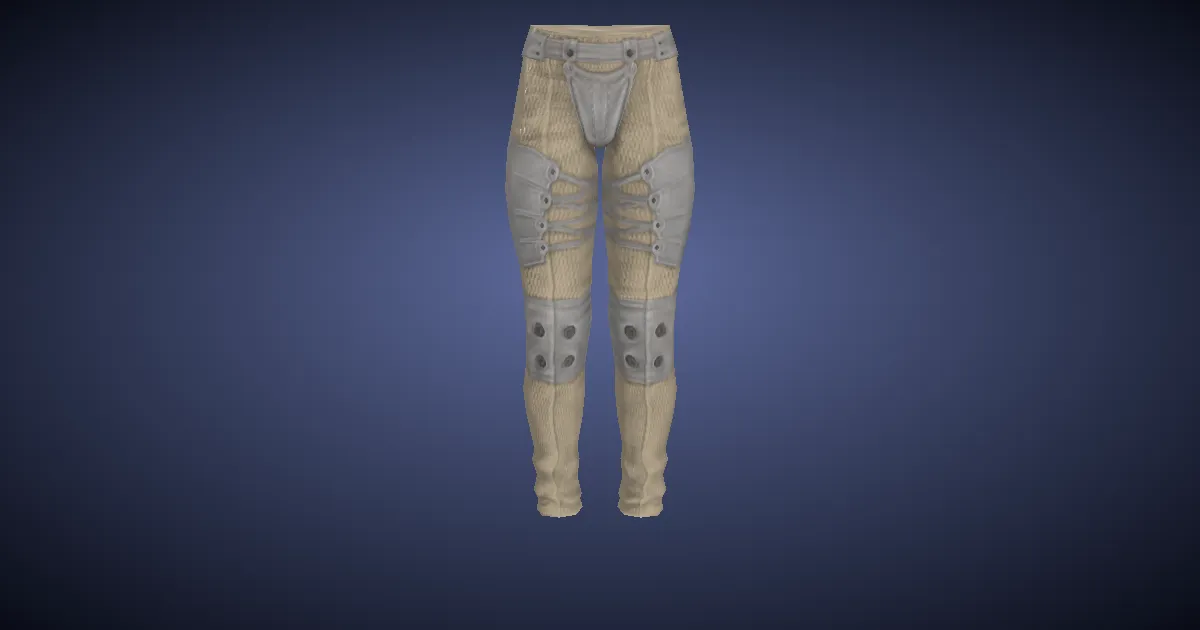 Hempen Trousers - 3D render