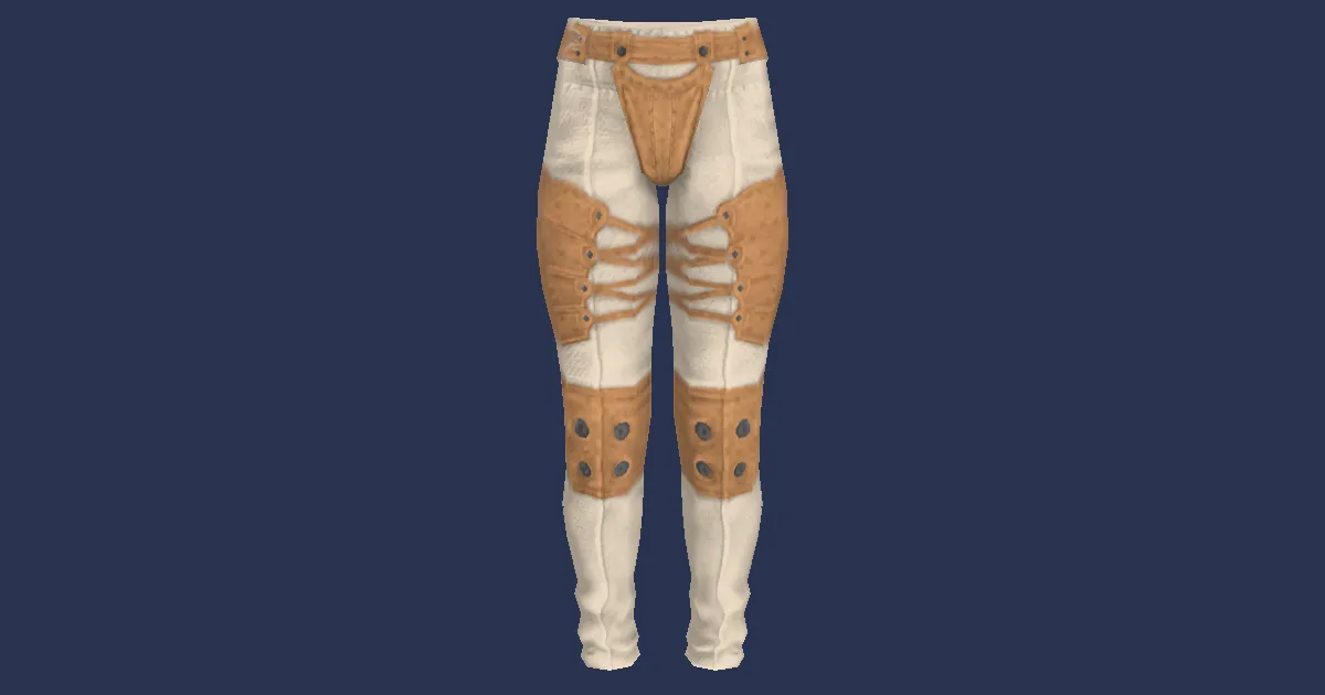 Cotton Trousers - 3D render