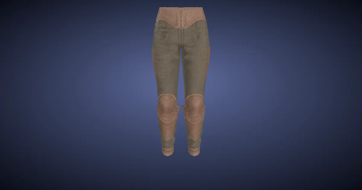 Amateur's Breeches - 3D render