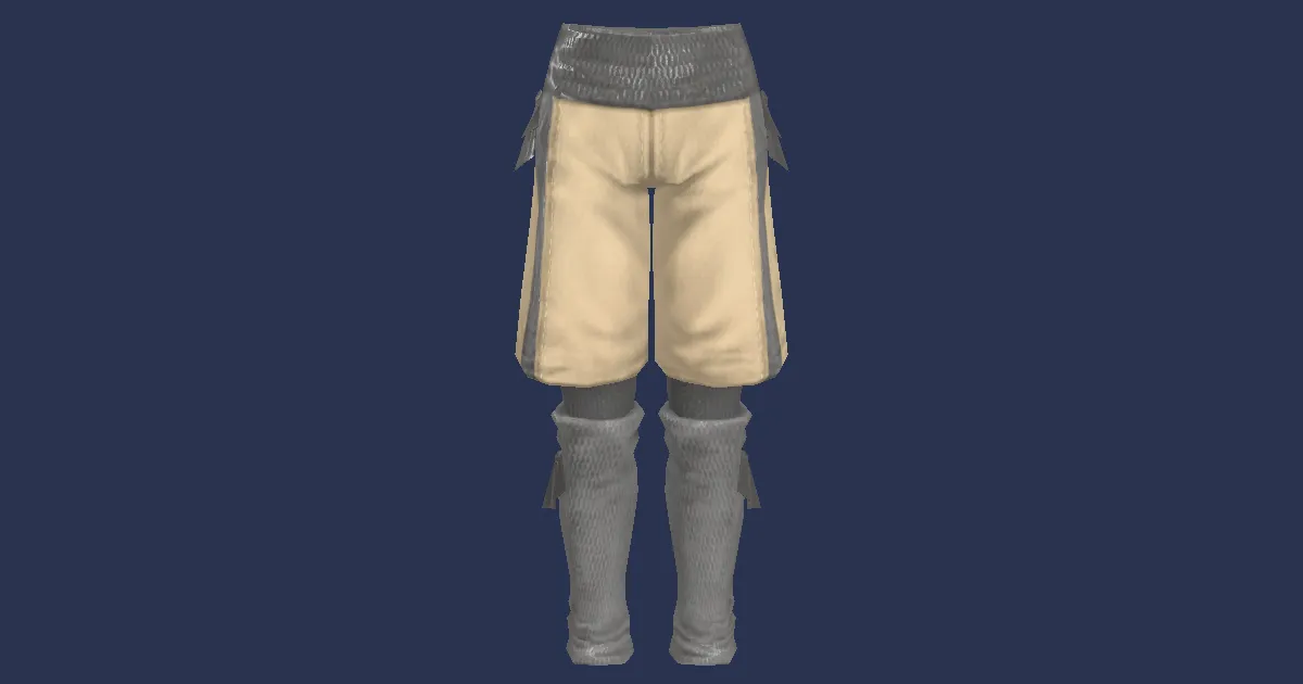 Leather Culottes - 3D render