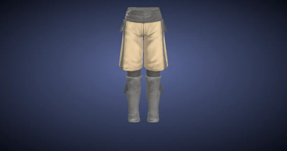 Leather Culottes - 3D render
