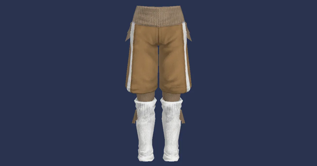 Boarskin Culottes - 3D render