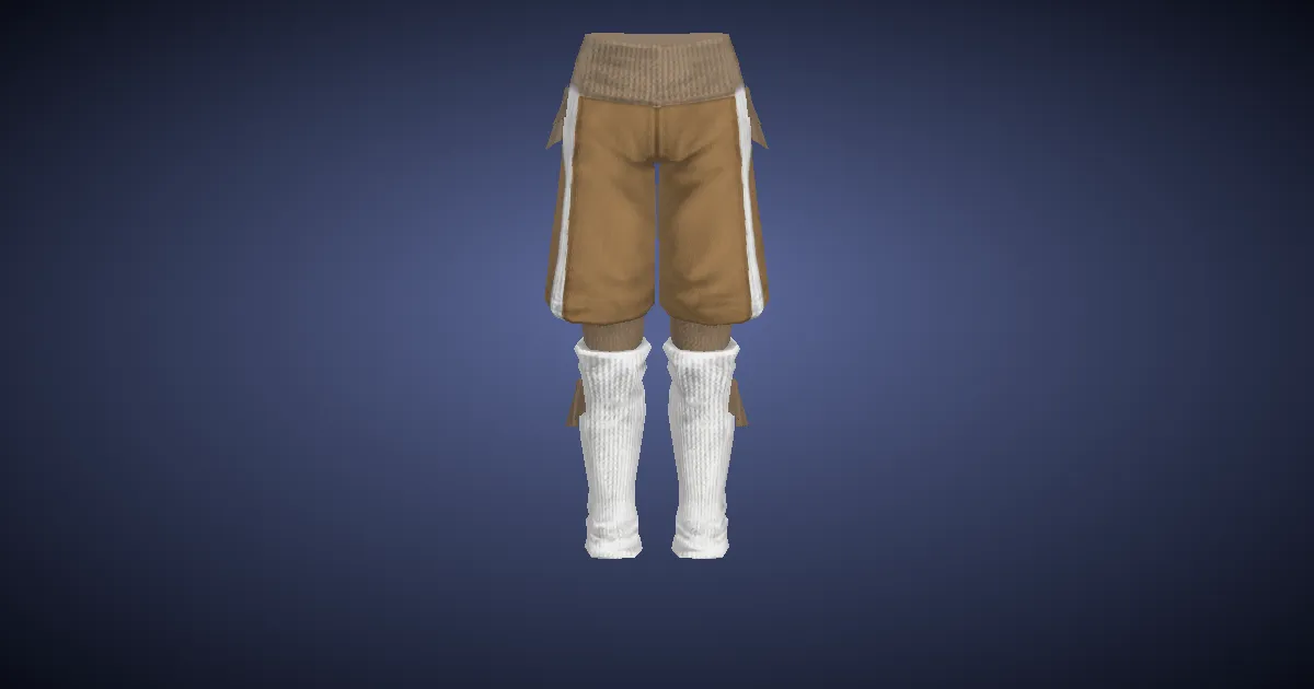 Boarskin Culottes - 3D render