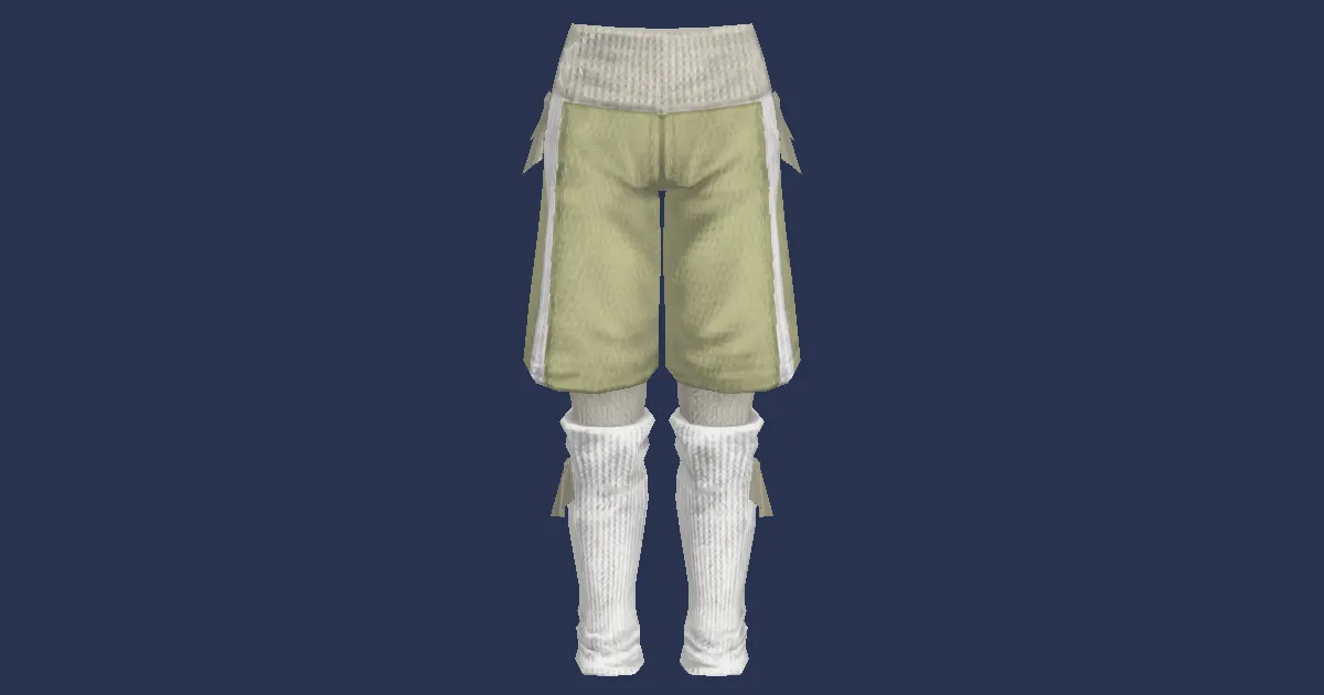 Raptorskin Culottes - 3D render