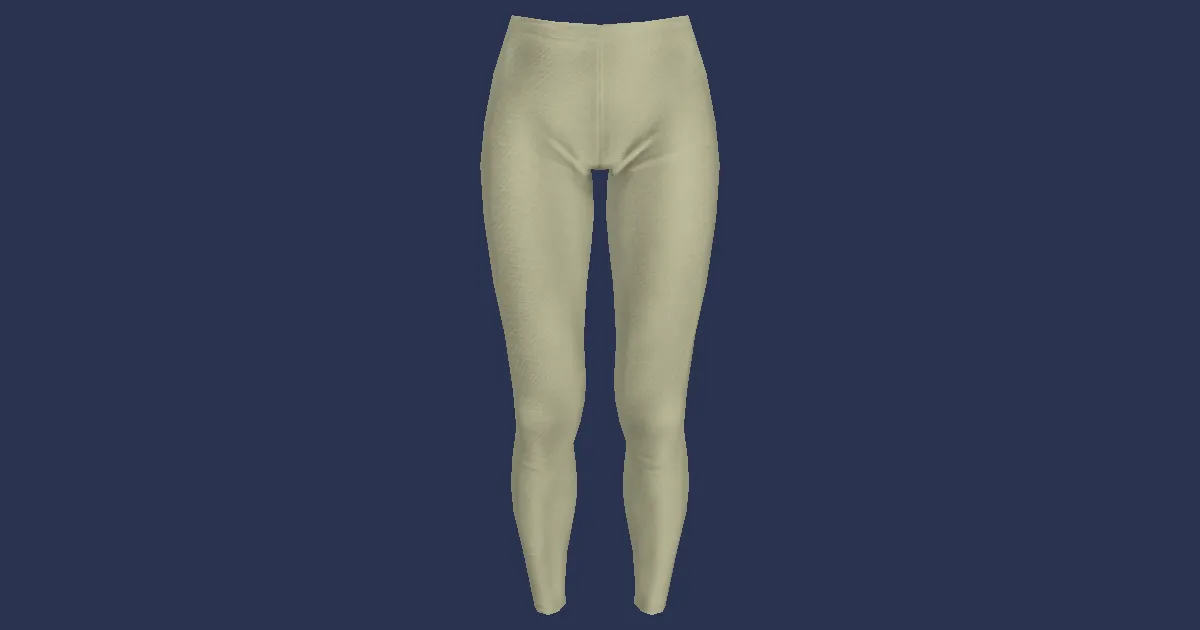 Rendu 3D de Collants en veloutine