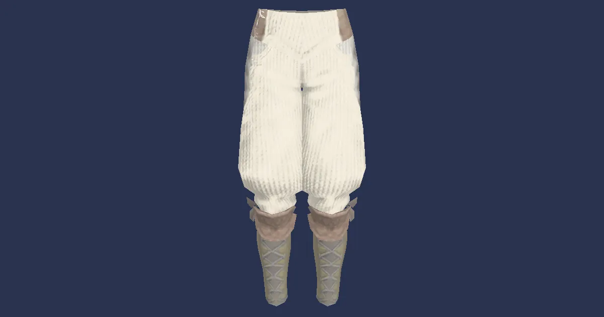 Woolen Sarouel of Gathering - 3D render
