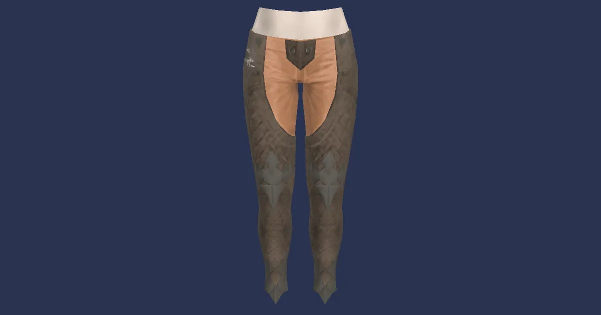 Toadskin Breeches - 3D render