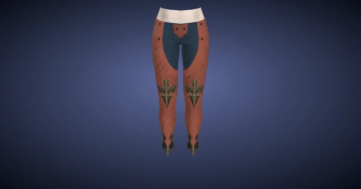 Dragonskin Breeches of Fending - 3D render