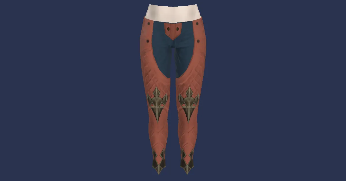 Dragonskin Breeches of Fending - 3D render