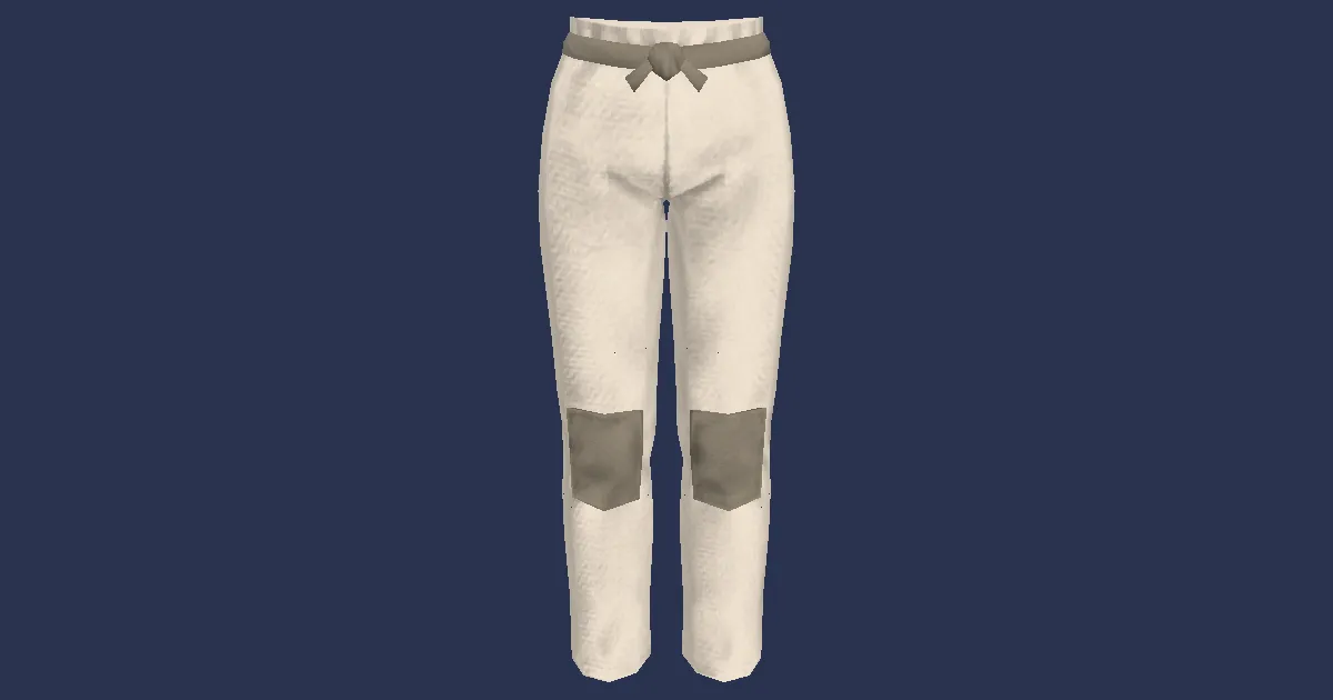 Cotton Shepherd's Slops - 3D render