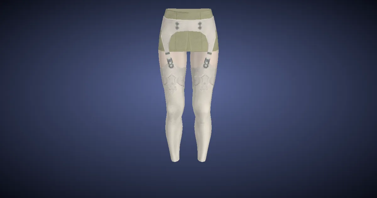 Velveteen Bottoms - 3D render