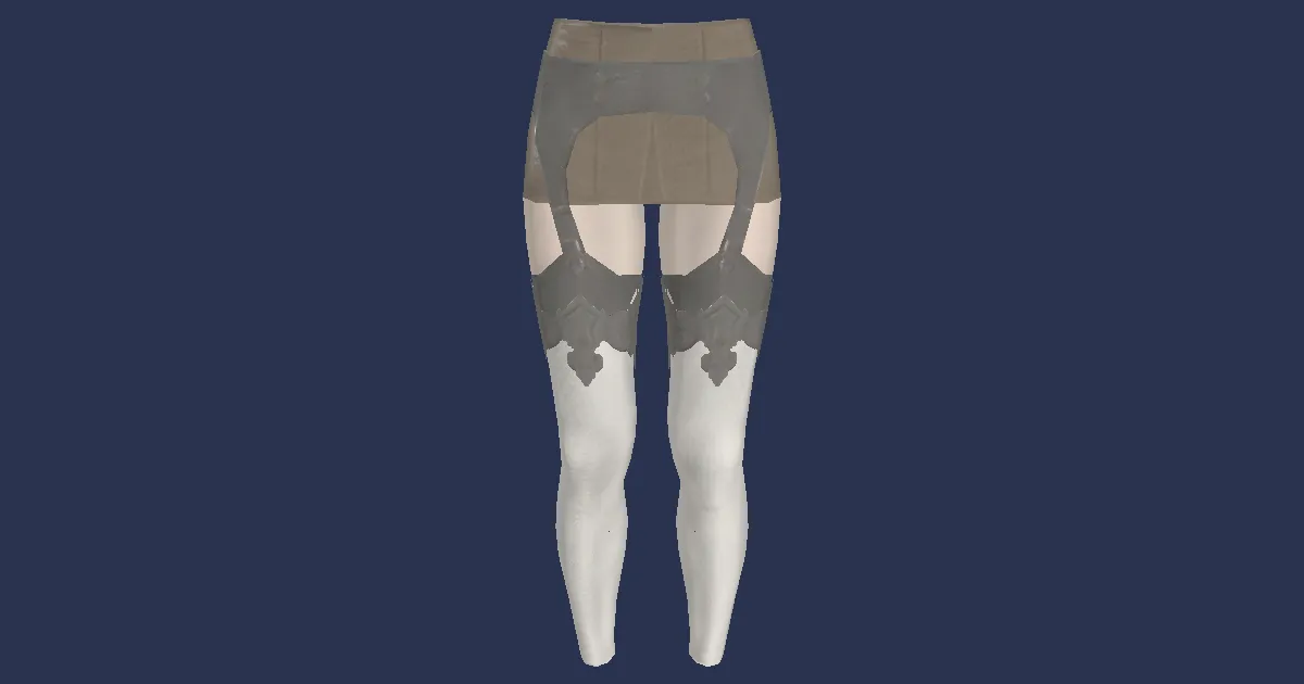 Linen Bottoms - 3D render