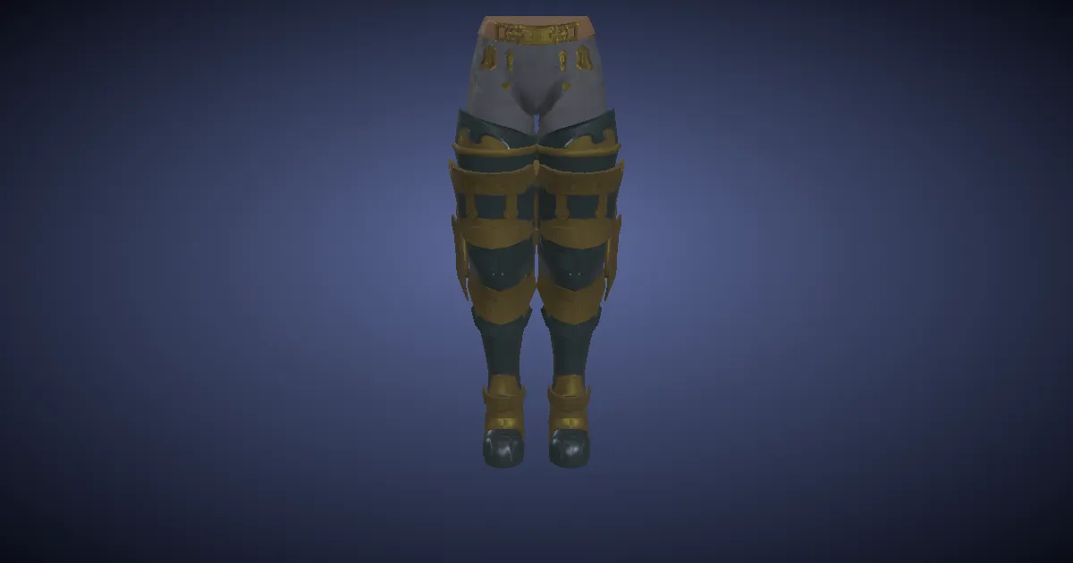 High Mythril Flanchard - 3D render