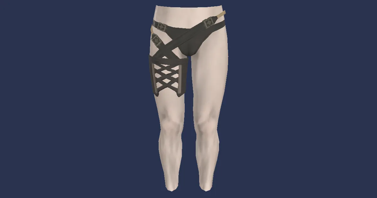 Summer Evening Trunks - 3D render