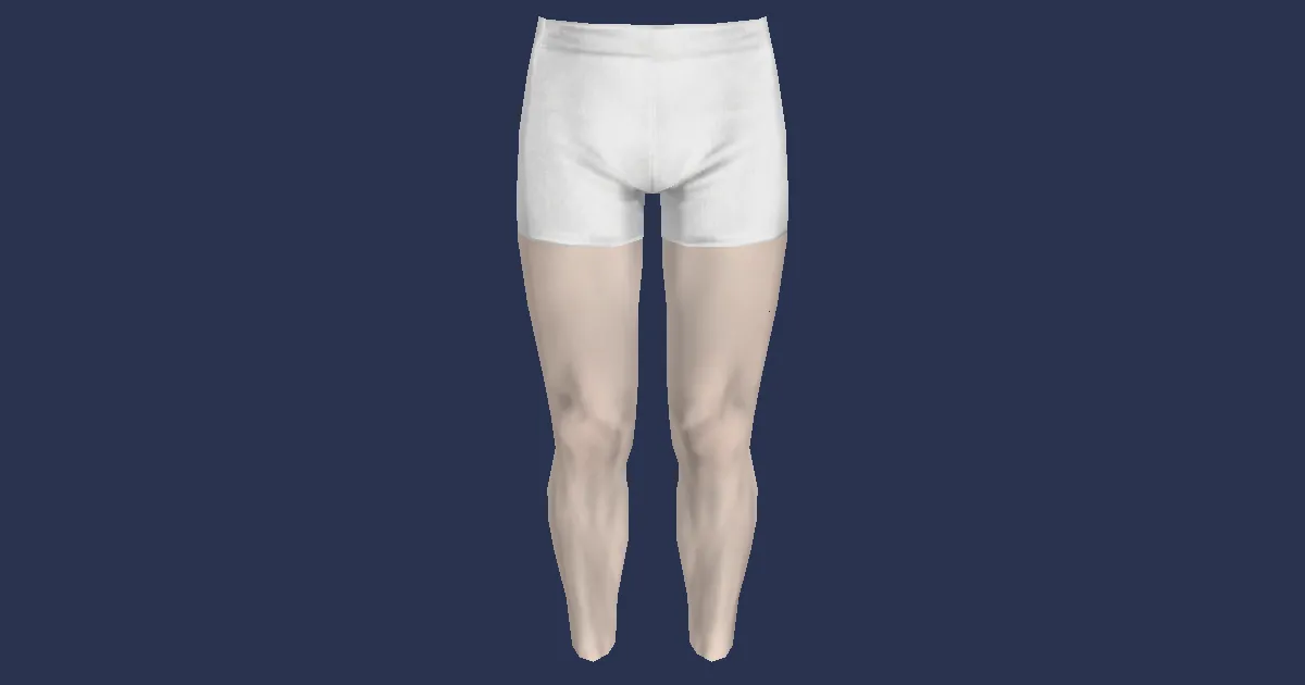 Lord's Drawers (White) - 3D render