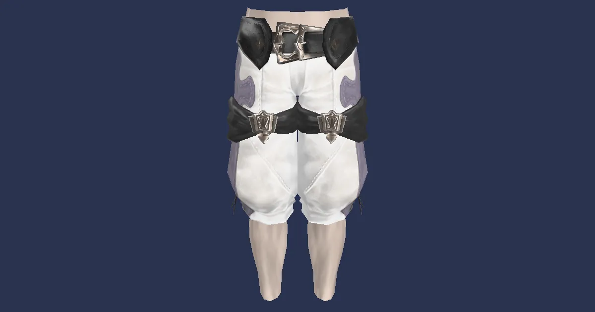 Rendu 3D de Sarouel miqo'te