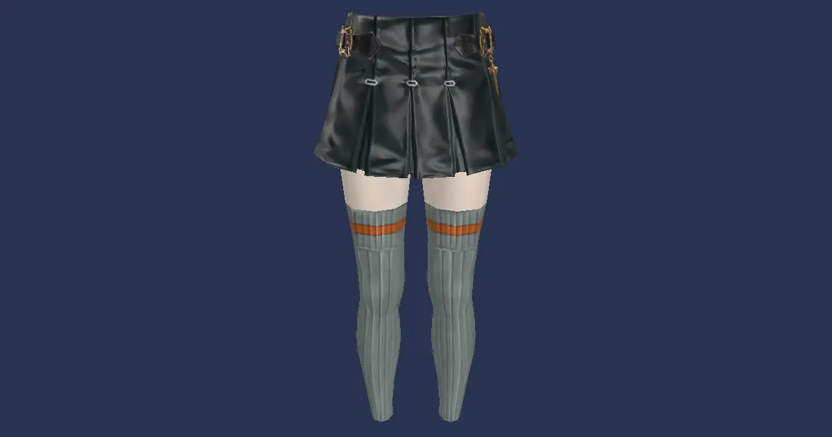 3D-Ansicht von Gelehrten-Kniebundhose