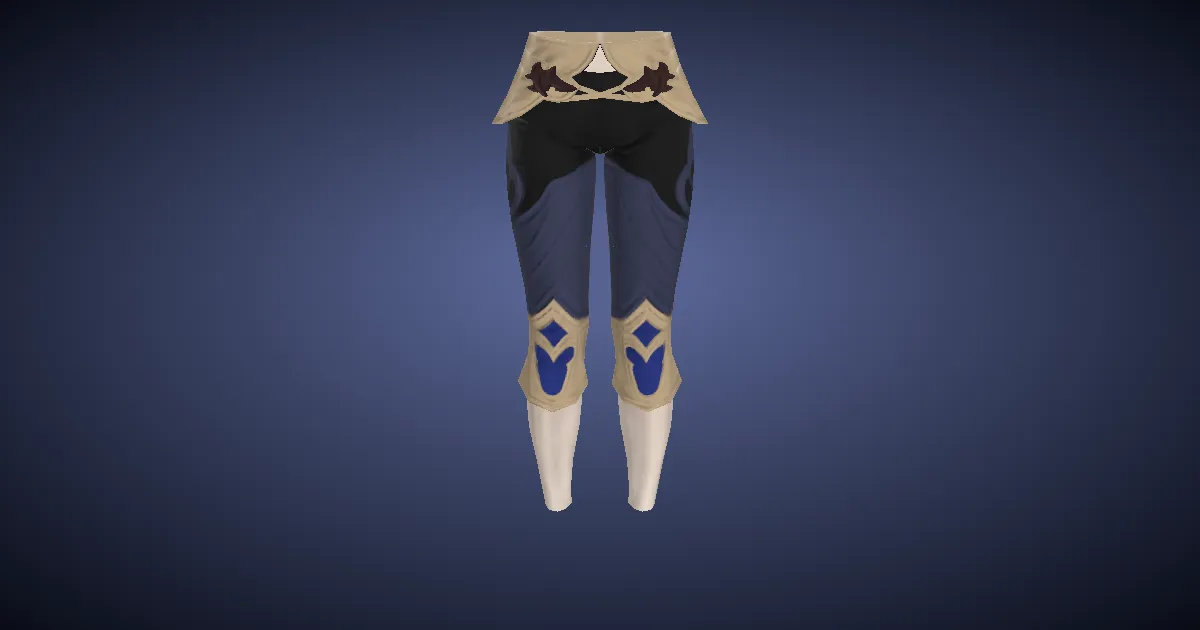 Serpentskin Brais of Scouting - 3D render