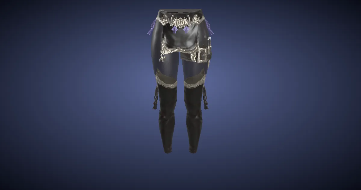 Ninja Hakama - 3D render
