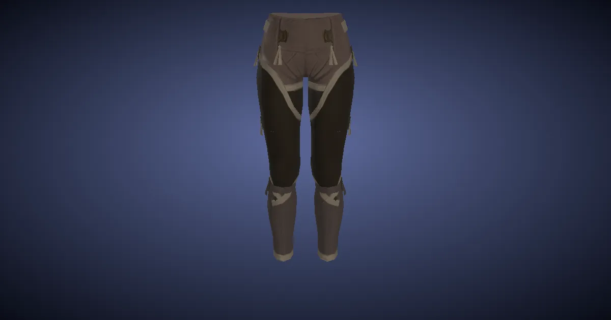 Adamantite Chain Hose of Maiming - 3D render