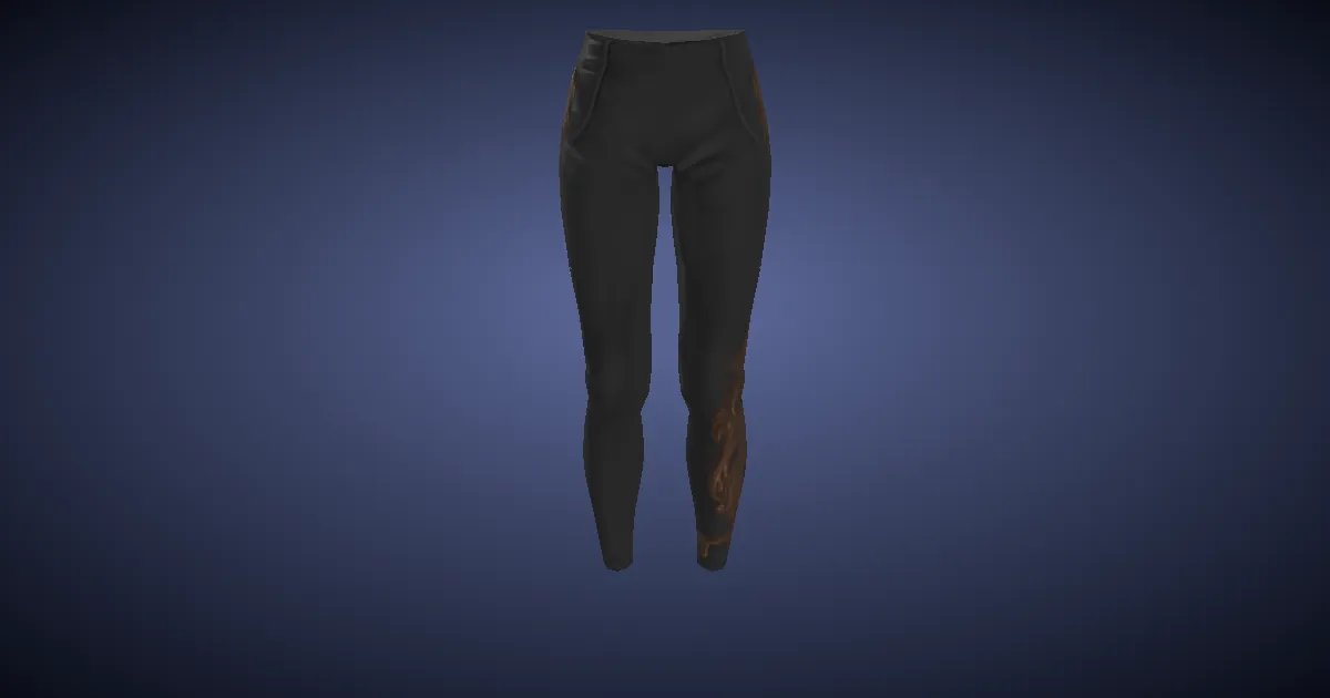 Rendu 3D de Fuseau-collant de tailleur amélioré