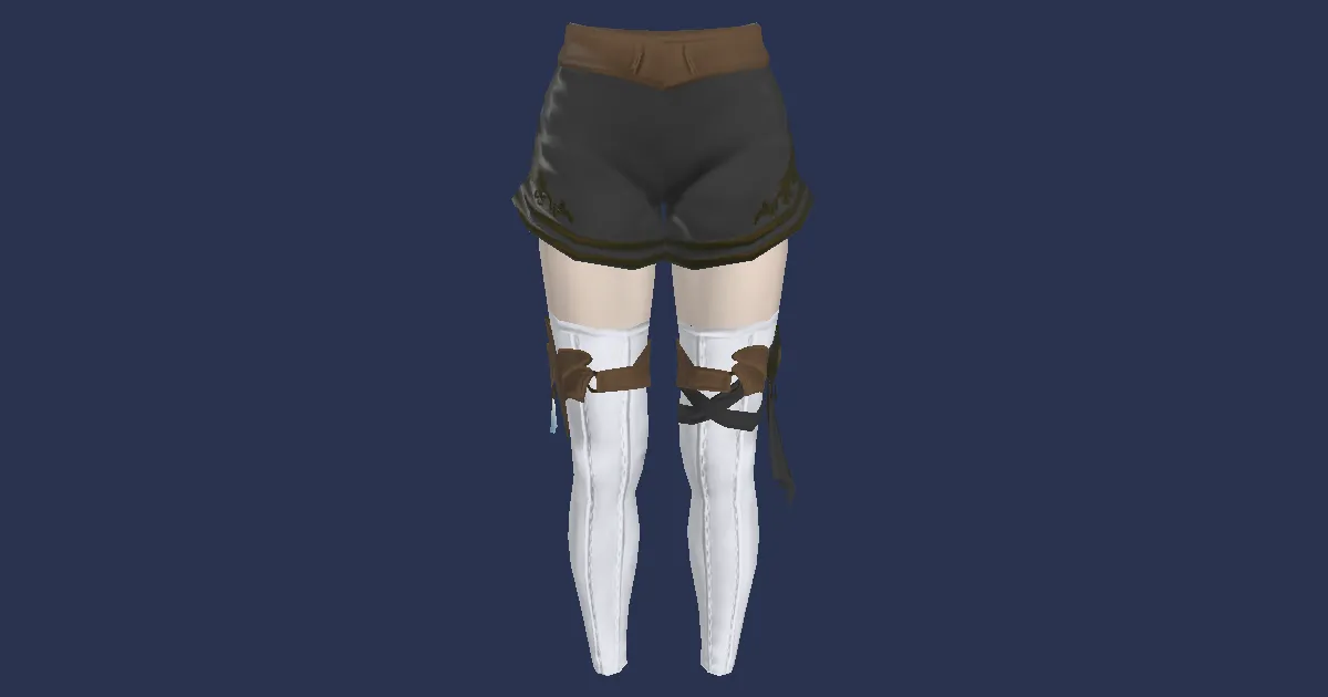 Rainbow Culottes of Striking - 3D render