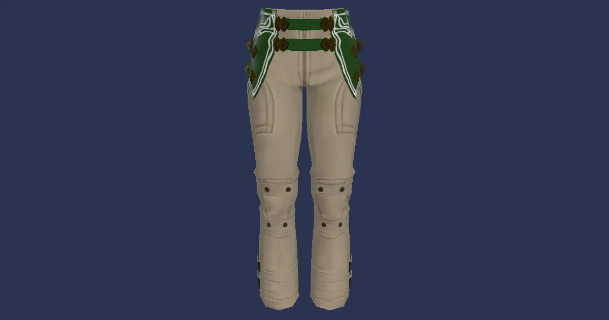 3D-Ansicht von Ramien-Hose des Zielens