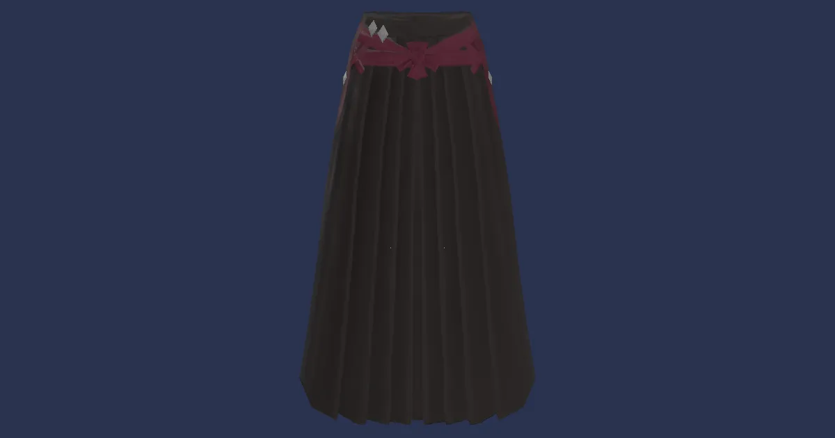 3D-Ansicht von Asuran-Hakama der Magie