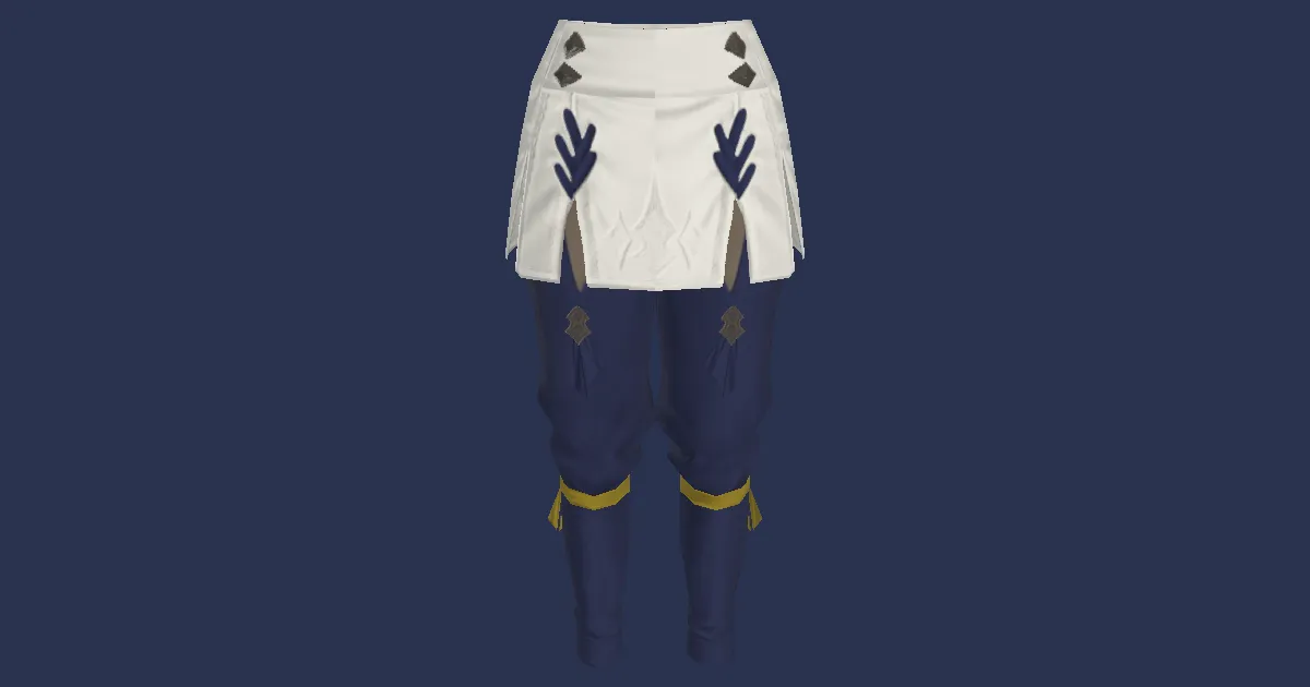 Bloodhempen Skirt - 3D render