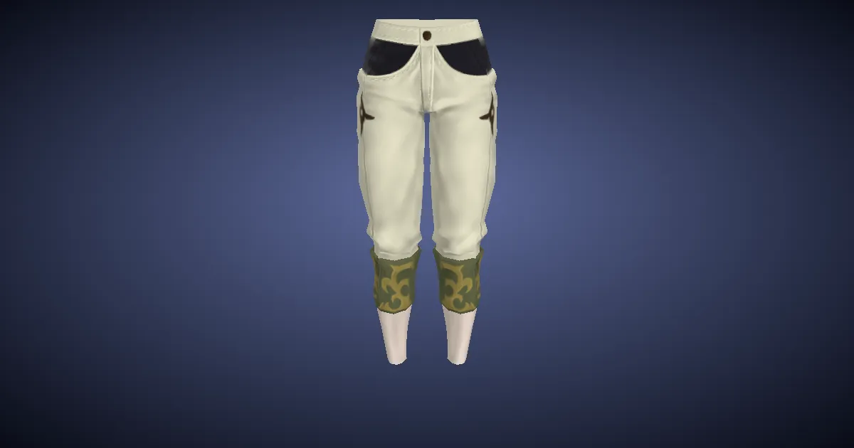 Bloodhempen Trousers of Gathering - 3D render