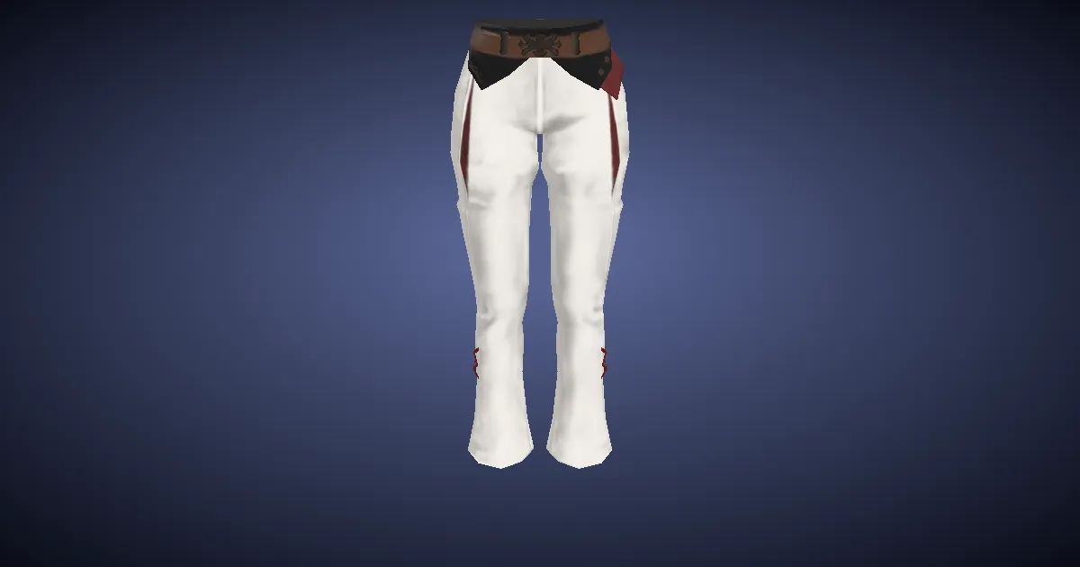 Kudzu Trousers of Striking - 3D render