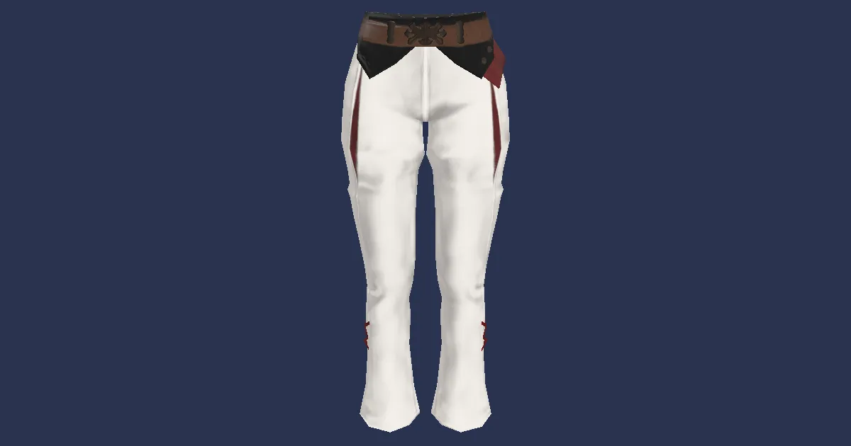 Rendu 3D de Pantalon d'agresseur en kudzu