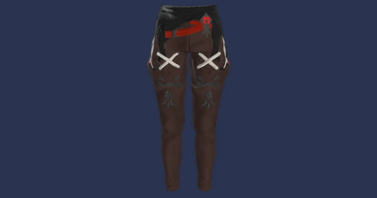 Augmented True Linen Breeches of Scouting - 3D render
