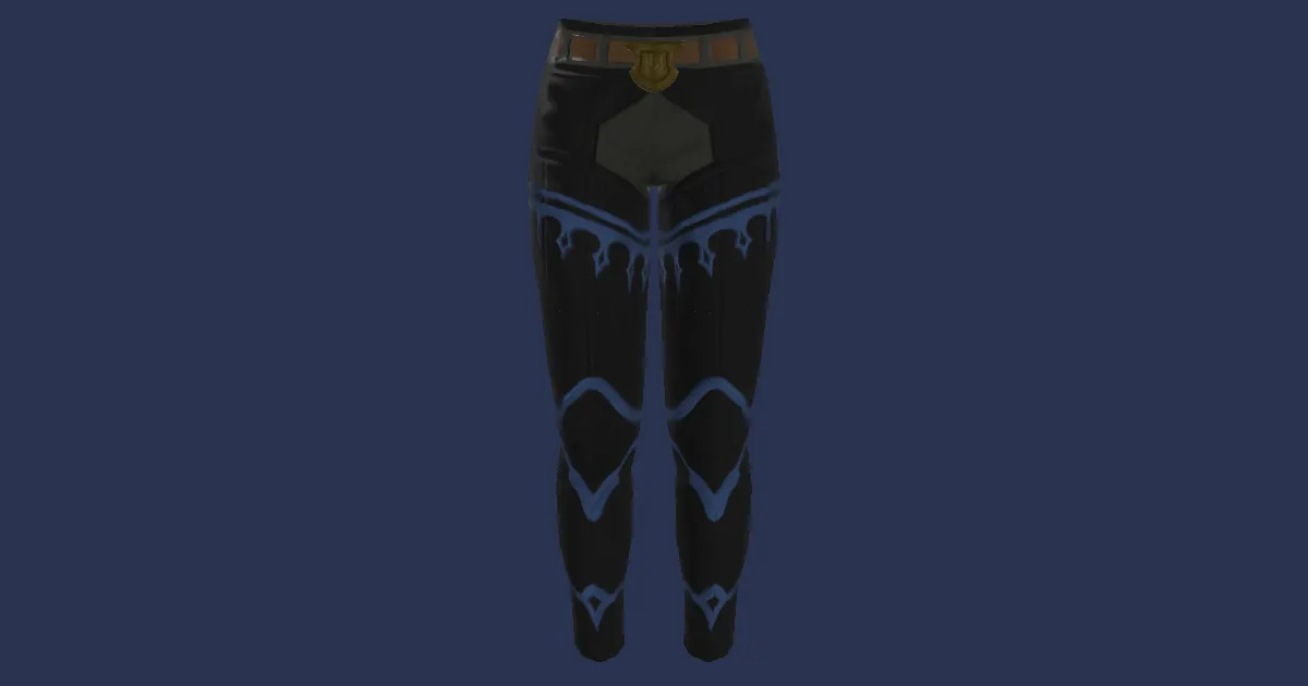 Atrociraptorskin Breeches of Fending - 3D render