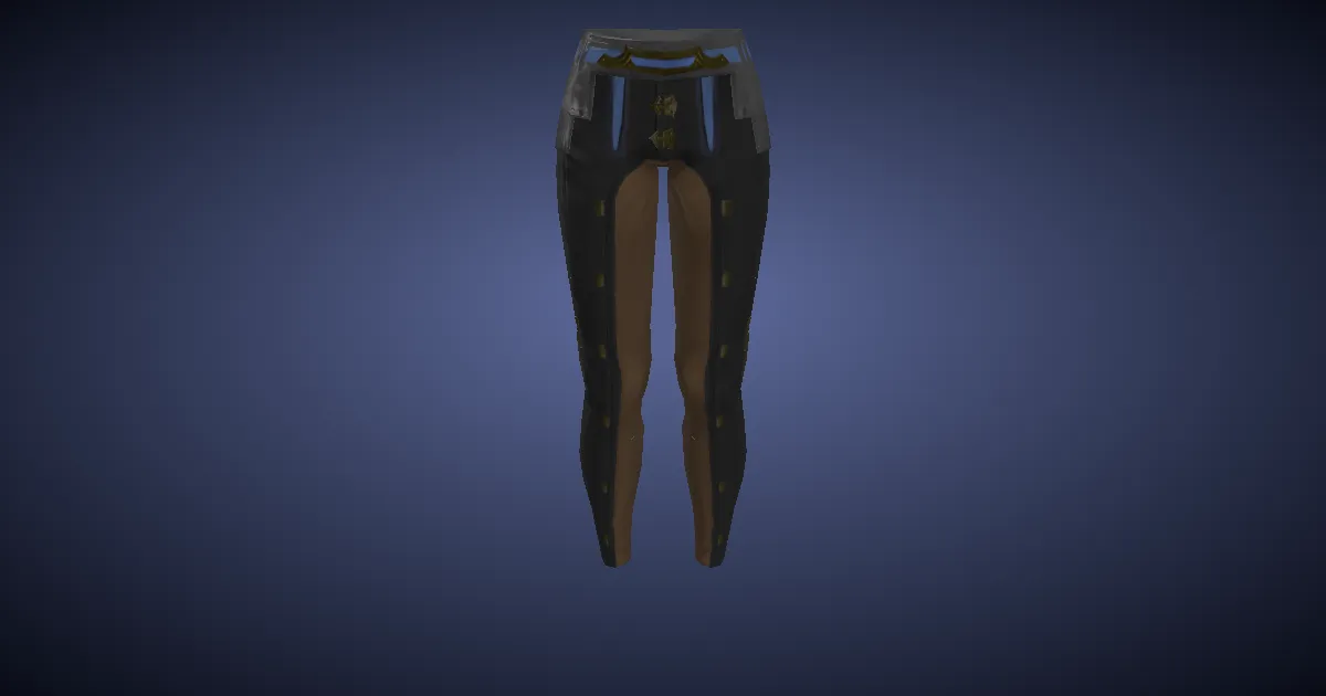 Rendu 3D de Brailles de pisteur en coton pixie