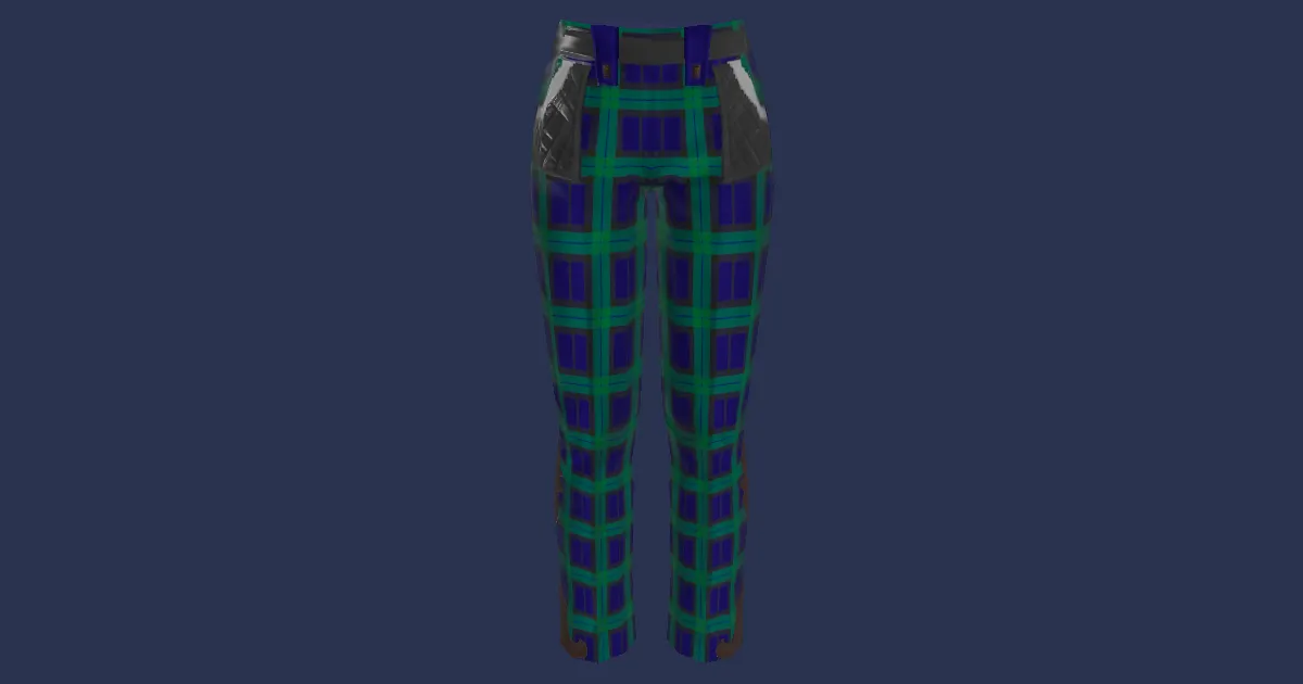 Ruby Cotton Bottoms - 3D render