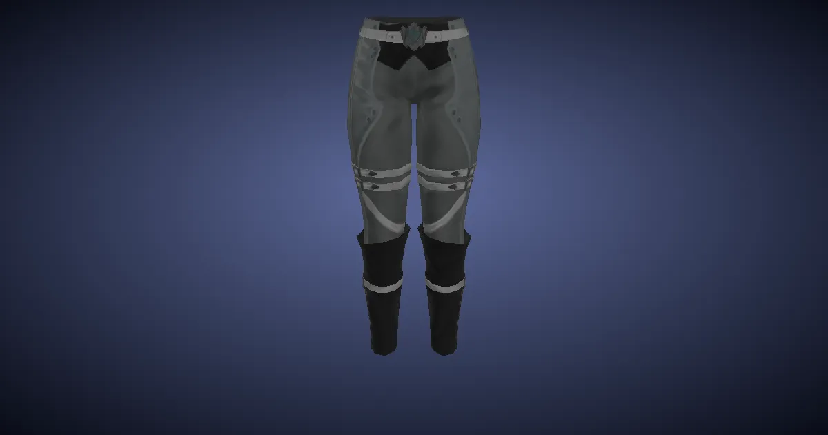 Luncheon Toadskin Hose of Maiming - 3D render