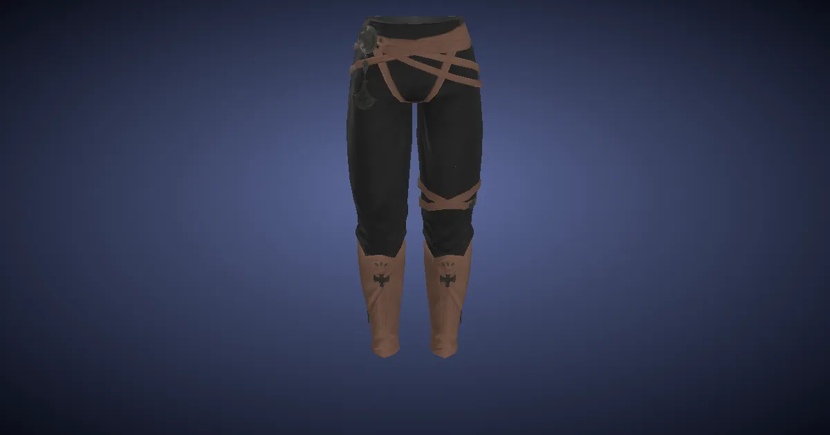 Twinsilk Slops of Fending - 3D render