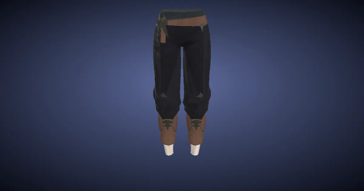 Twinsilk Slops of Casting - 3D render
