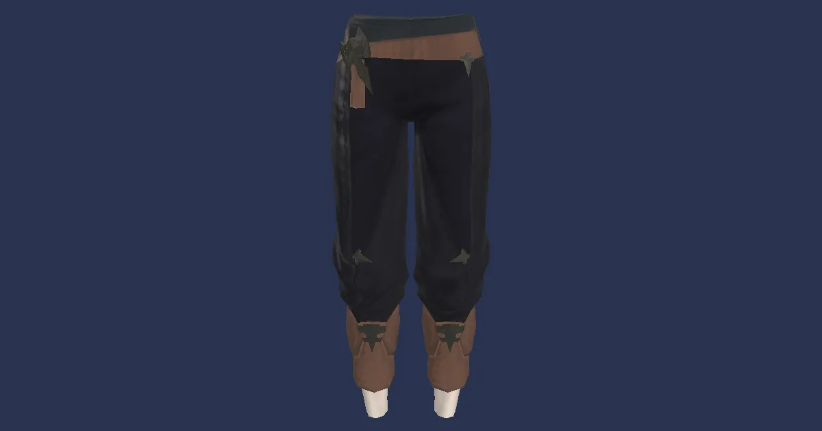 Twinsilk Slops of Casting - 3D render