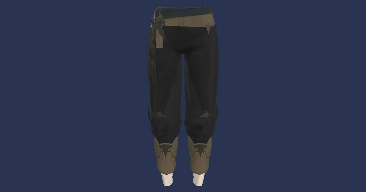 Twinsilk Slops of Aiming - 3D render