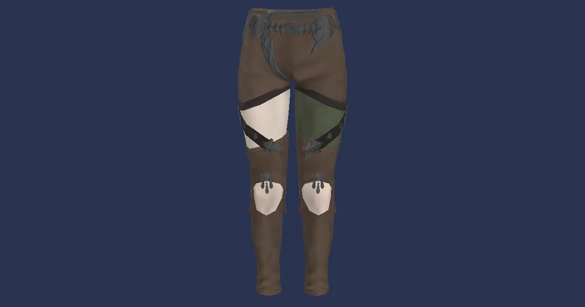 Snow Cotton Bottoms of Fending - 3D render