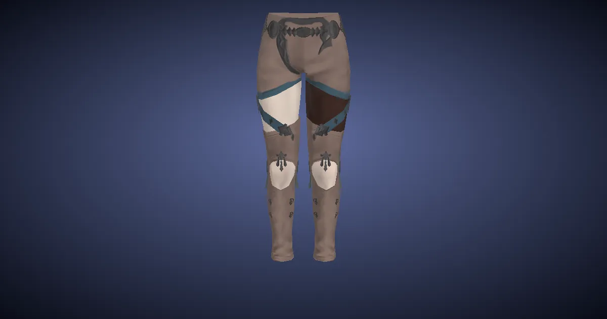 Snow Cotton Bottoms of Maiming - 3D render