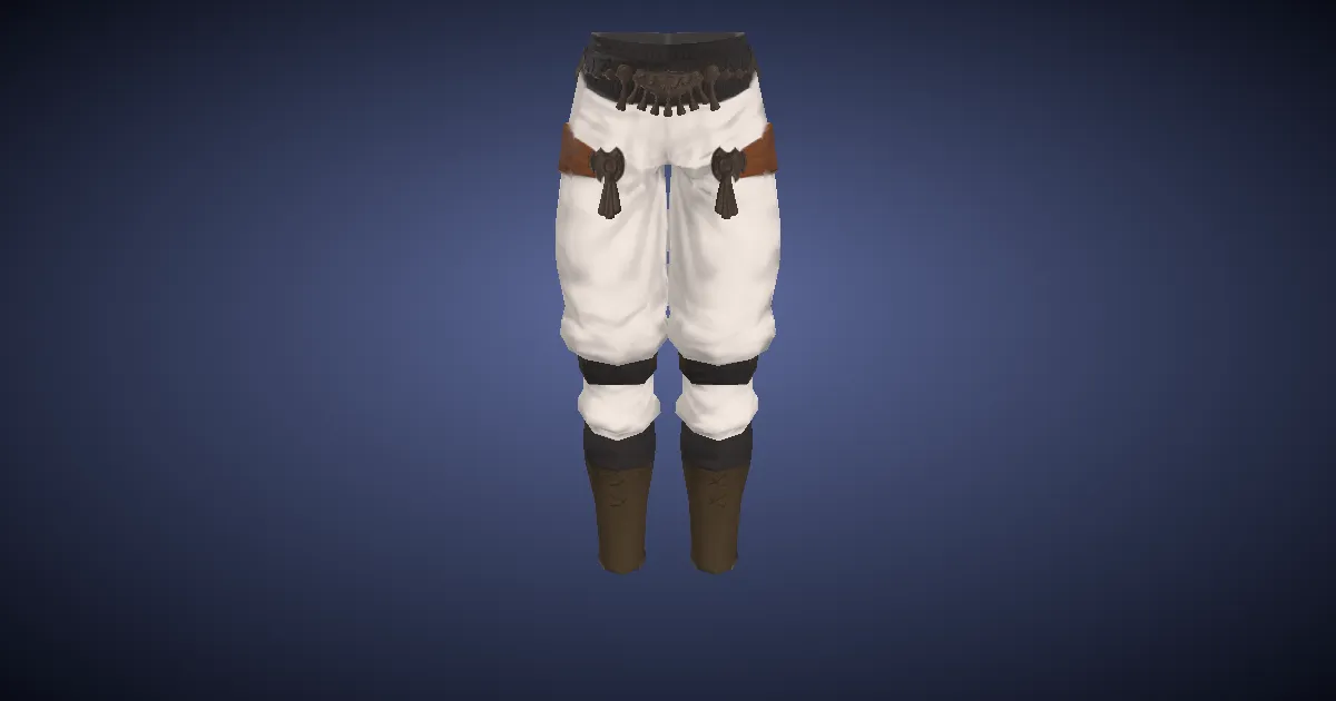 Ovim Wool Bottoms of Scouting - 3D render
