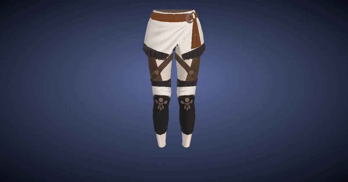 Ovim Wool Skirt of Healing - 3D render