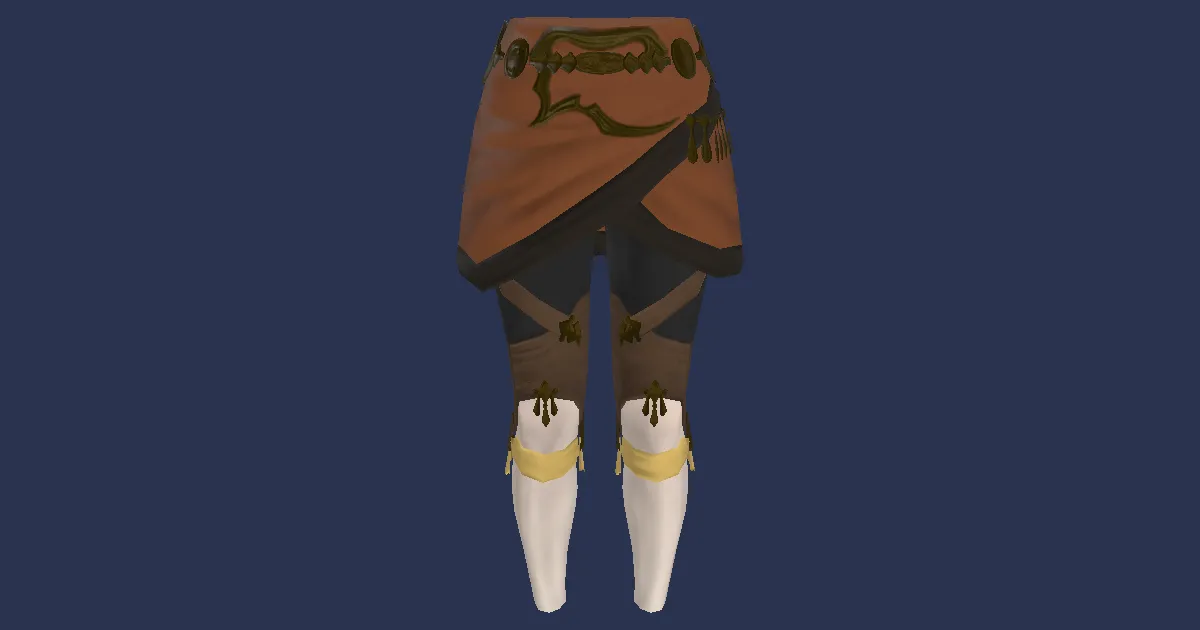 Ovim Wool Bottoms of Aiming - 3D render