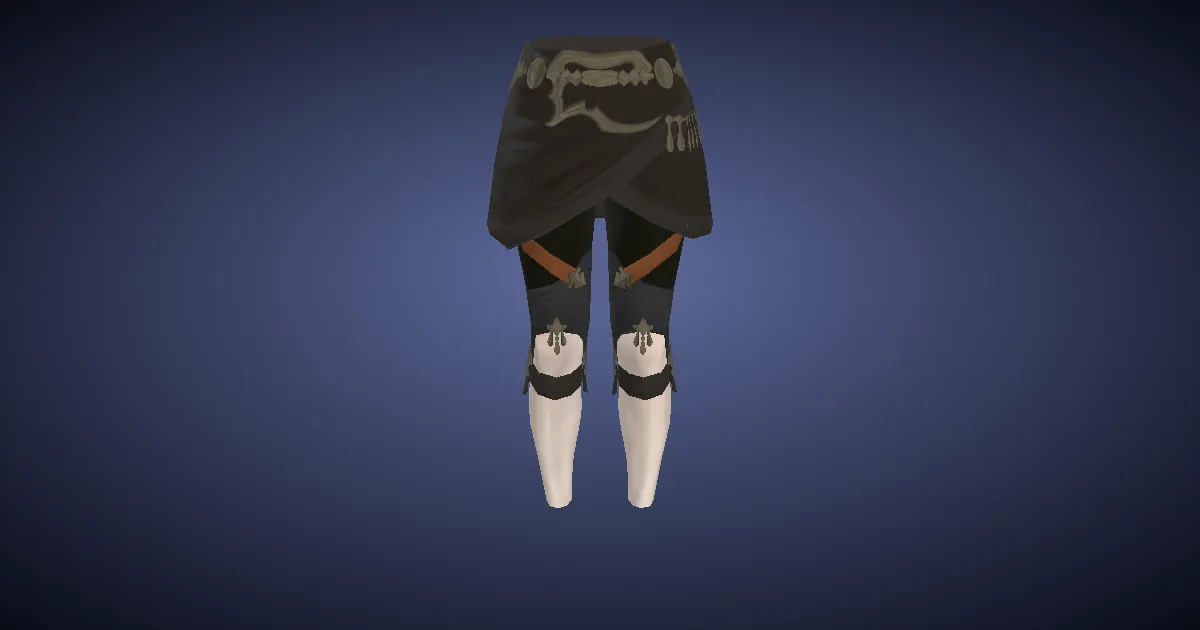 Ovim Wool Bottoms of Casting - 3D render